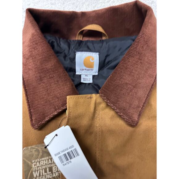 NWT* Carhartt Mens C003 BRN Duck Quilted Lined Coat Jacket Size XL - Picture 8 of 11